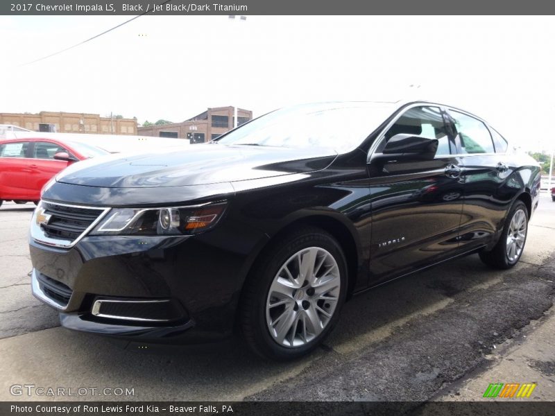 Black / Jet Black/Dark Titanium 2017 Chevrolet Impala LS