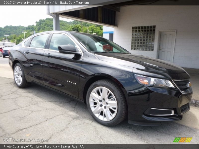 Black / Jet Black/Dark Titanium 2017 Chevrolet Impala LS