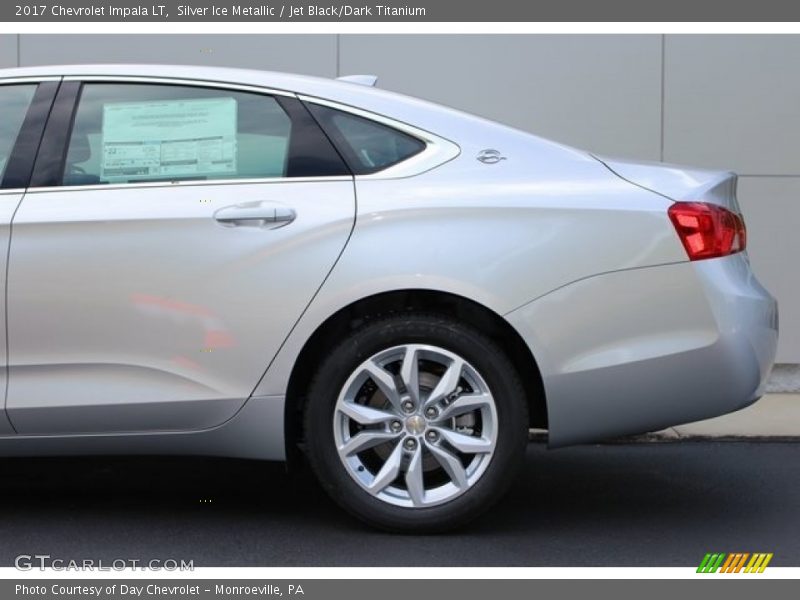 Silver Ice Metallic / Jet Black/Dark Titanium 2017 Chevrolet Impala LT
