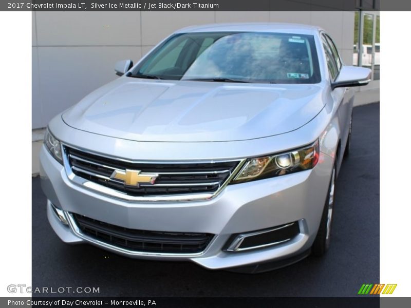 Silver Ice Metallic / Jet Black/Dark Titanium 2017 Chevrolet Impala LT