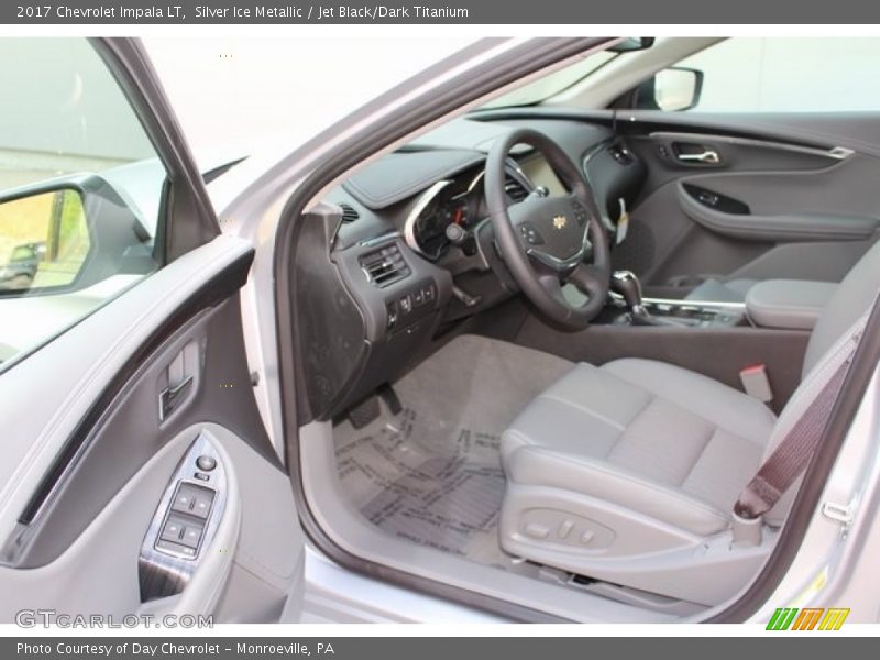 Silver Ice Metallic / Jet Black/Dark Titanium 2017 Chevrolet Impala LT