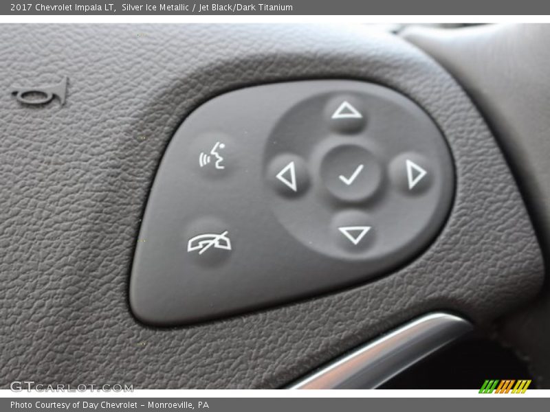 Silver Ice Metallic / Jet Black/Dark Titanium 2017 Chevrolet Impala LT