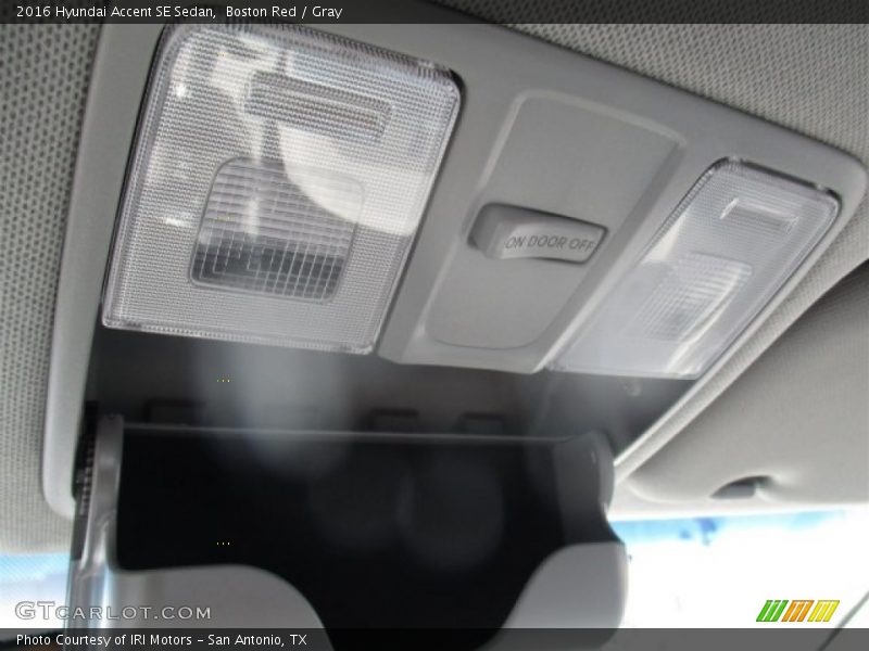Boston Red / Gray 2016 Hyundai Accent SE Sedan