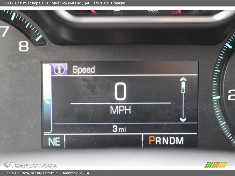 Silver Ice Metallic / Jet Black/Dark Titanium 2017 Chevrolet Impala LT