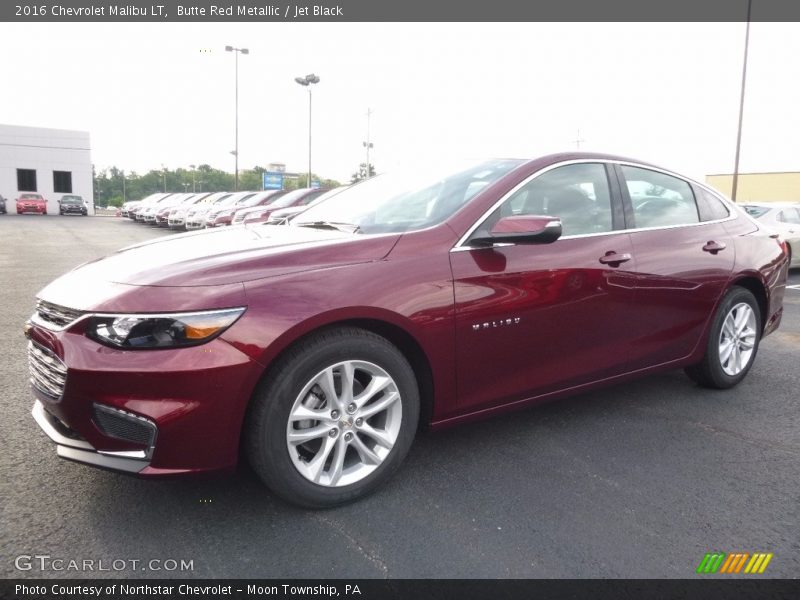 Butte Red Metallic / Jet Black 2016 Chevrolet Malibu LT