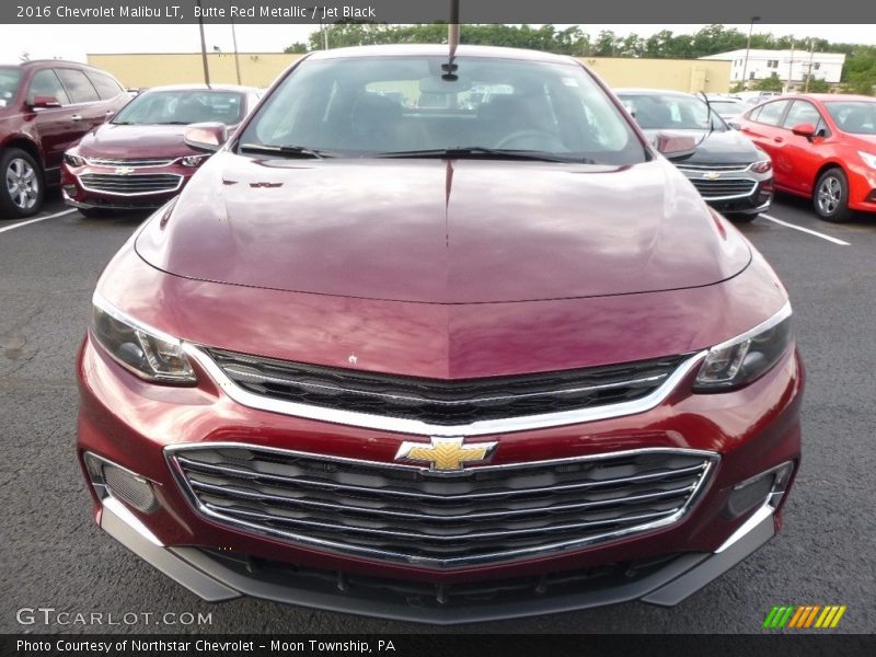 Butte Red Metallic / Jet Black 2016 Chevrolet Malibu LT