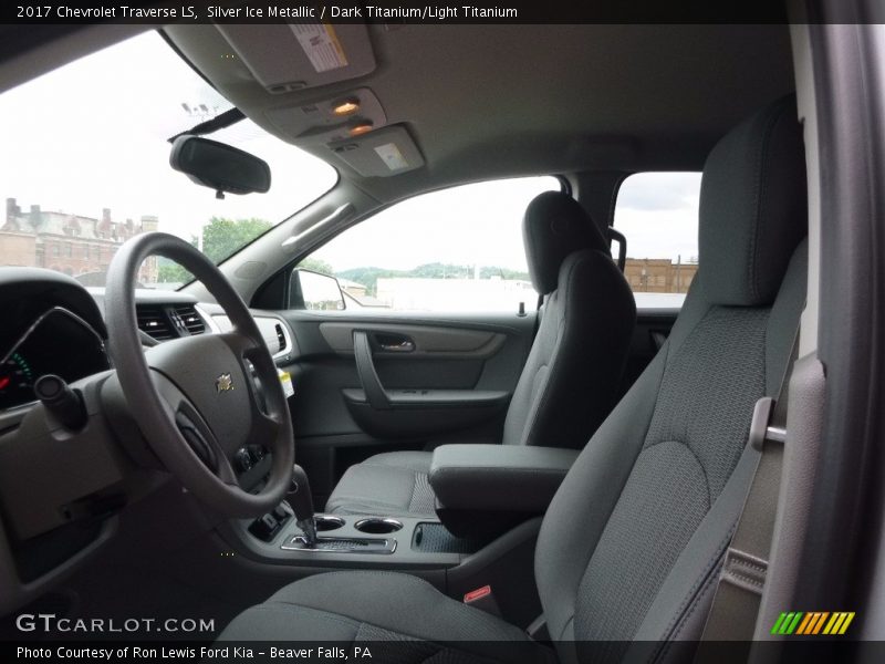 Silver Ice Metallic / Dark Titanium/Light Titanium 2017 Chevrolet Traverse LS