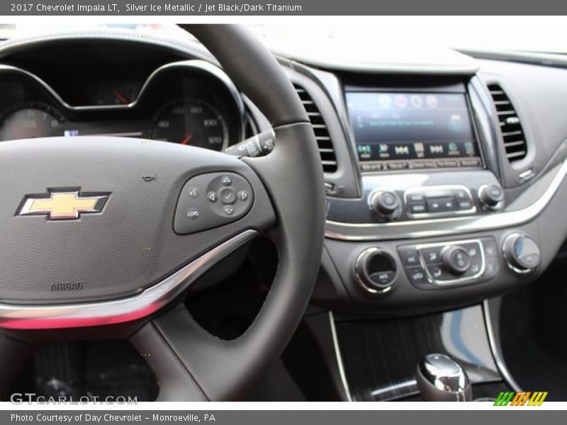 Silver Ice Metallic / Jet Black/Dark Titanium 2017 Chevrolet Impala LT