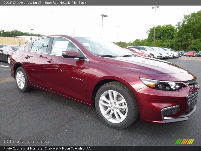 Butte Red Metallic / Jet Black 2016 Chevrolet Malibu LT