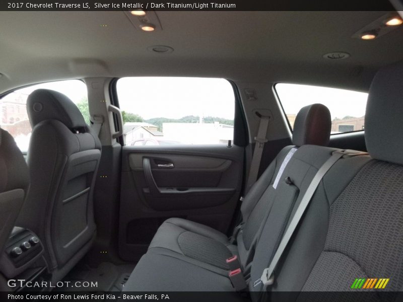 Silver Ice Metallic / Dark Titanium/Light Titanium 2017 Chevrolet Traverse LS