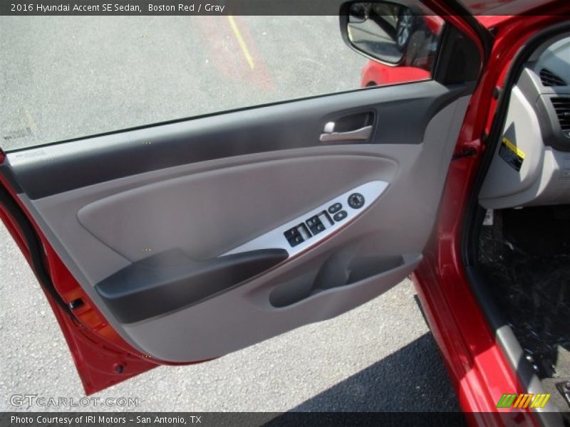Boston Red / Gray 2016 Hyundai Accent SE Sedan