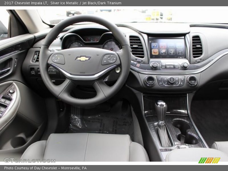 Silver Ice Metallic / Jet Black/Dark Titanium 2017 Chevrolet Impala LT