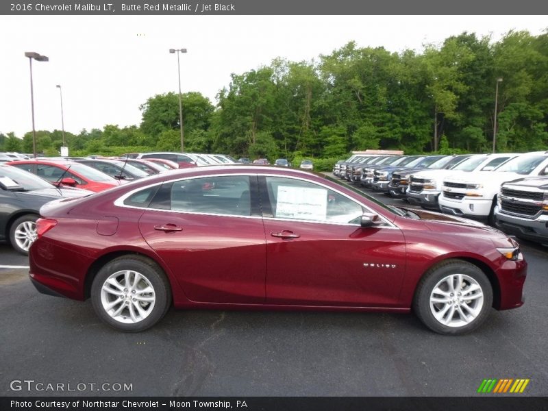 Butte Red Metallic / Jet Black 2016 Chevrolet Malibu LT