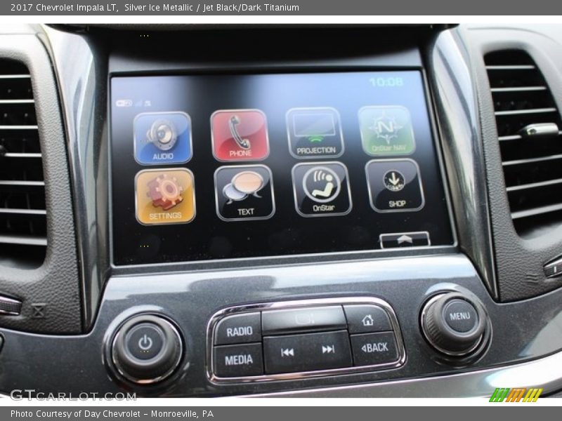 Silver Ice Metallic / Jet Black/Dark Titanium 2017 Chevrolet Impala LT