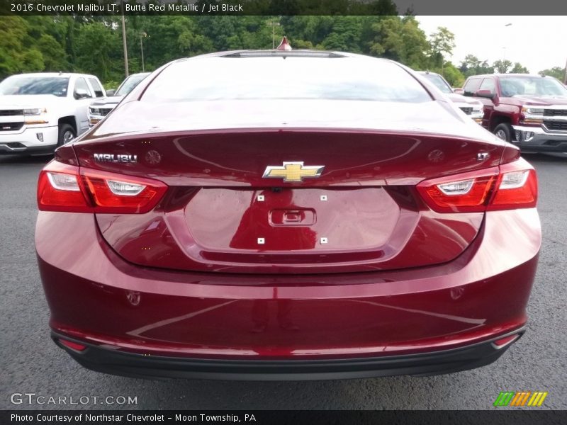 Butte Red Metallic / Jet Black 2016 Chevrolet Malibu LT