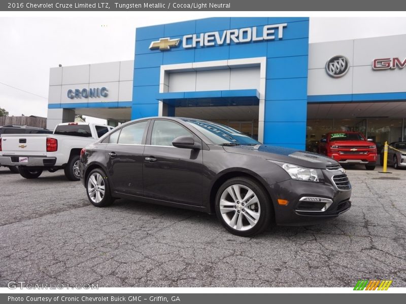 Tungsten Metallic / Cocoa/Light Neutral 2016 Chevrolet Cruze Limited LTZ