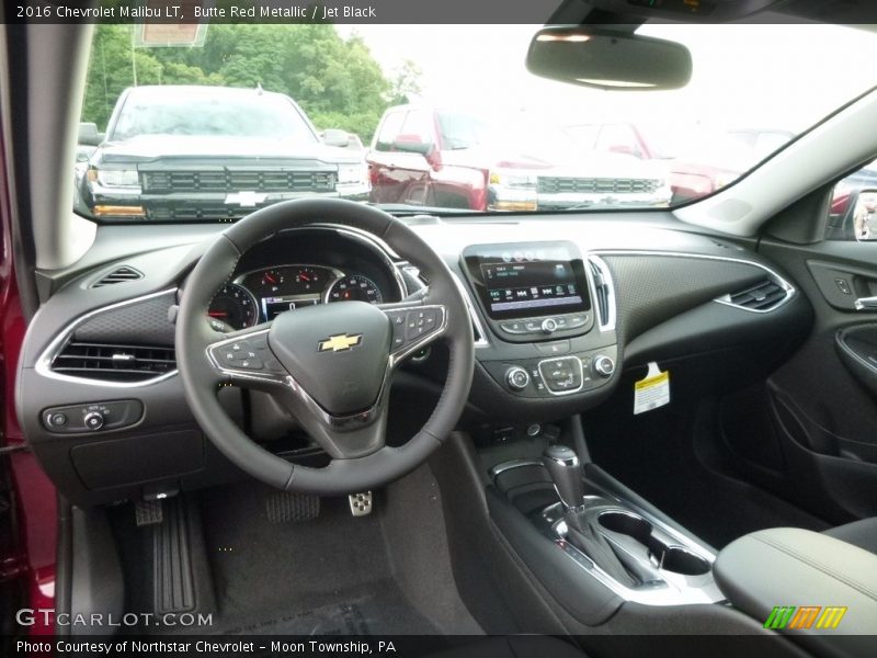 Butte Red Metallic / Jet Black 2016 Chevrolet Malibu LT