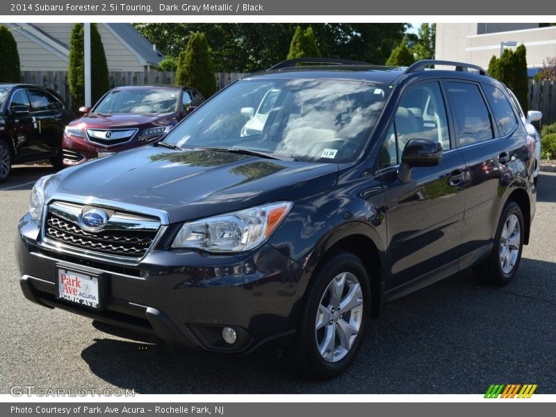 Dark Gray Metallic / Black 2014 Subaru Forester 2.5i Touring