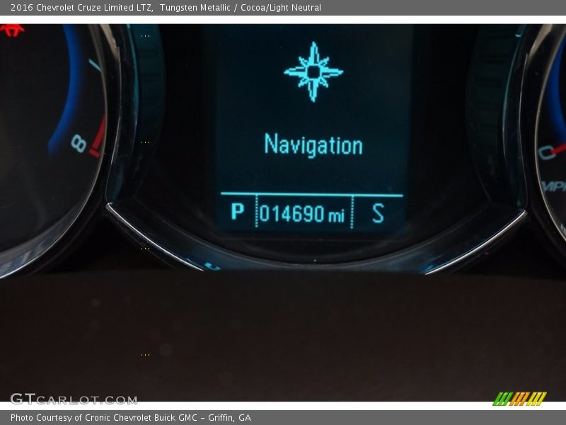 Tungsten Metallic / Cocoa/Light Neutral 2016 Chevrolet Cruze Limited LTZ