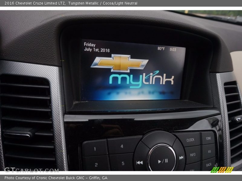 Tungsten Metallic / Cocoa/Light Neutral 2016 Chevrolet Cruze Limited LTZ