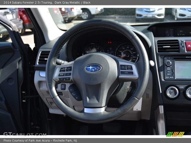 Dark Gray Metallic / Black 2014 Subaru Forester 2.5i Touring