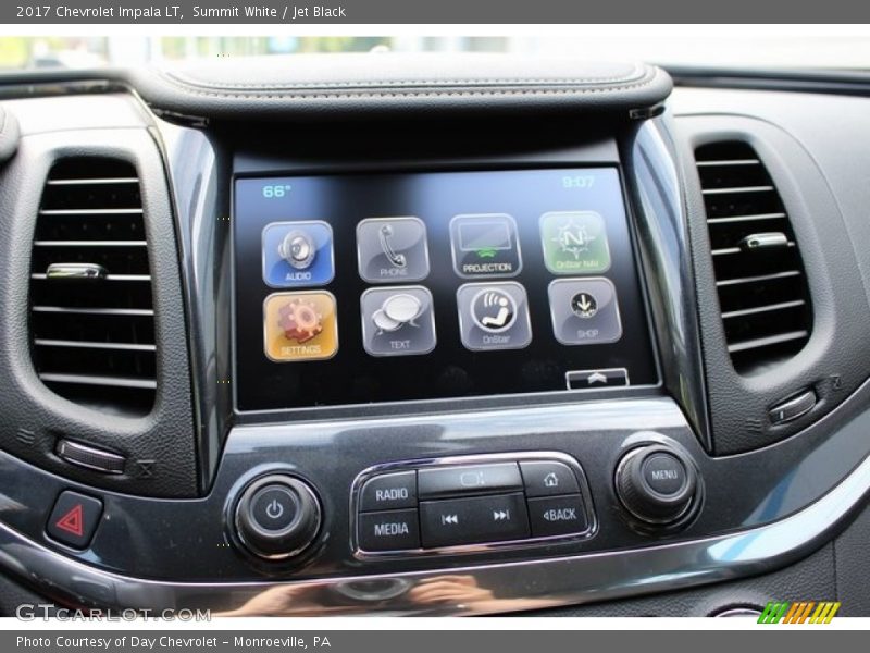 Summit White / Jet Black 2017 Chevrolet Impala LT