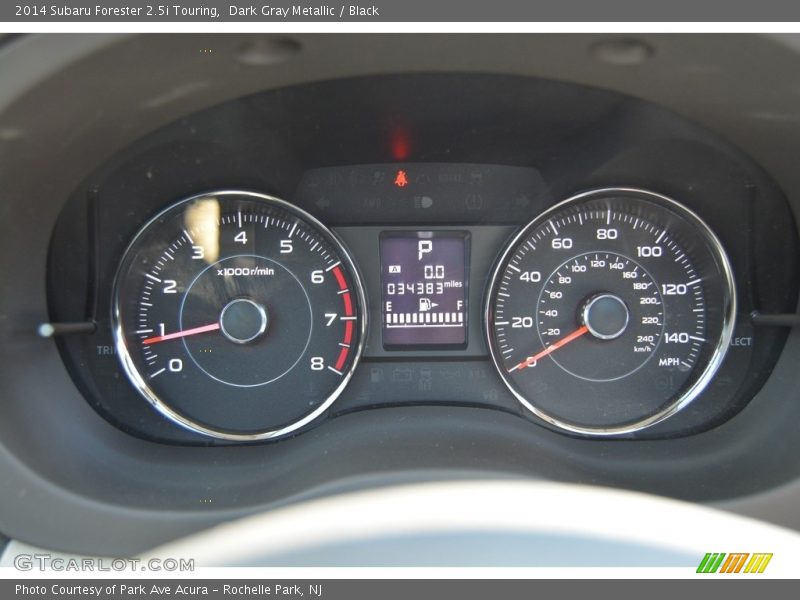 Dark Gray Metallic / Black 2014 Subaru Forester 2.5i Touring