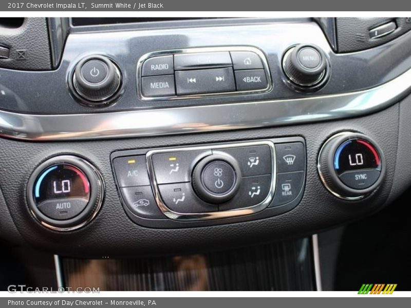 Summit White / Jet Black 2017 Chevrolet Impala LT