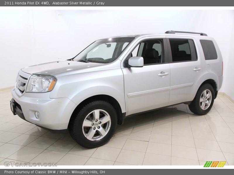 Alabaster Silver Metallic / Gray 2011 Honda Pilot EX 4WD