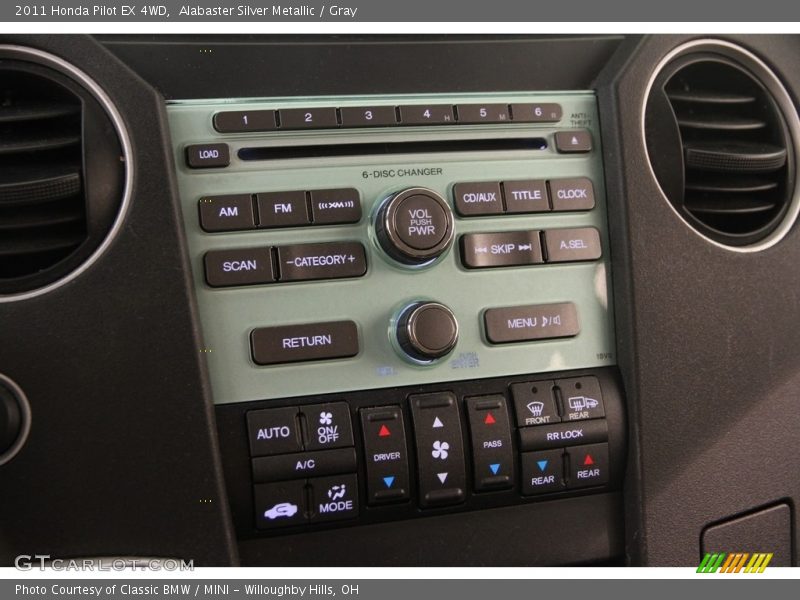 Alabaster Silver Metallic / Gray 2011 Honda Pilot EX 4WD
