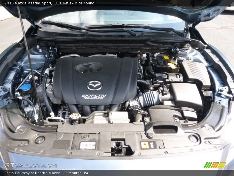 Blue Reflex Mica / Sand 2016 Mazda Mazda6 Sport