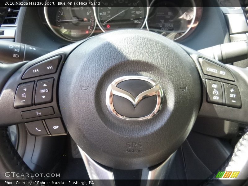 Blue Reflex Mica / Sand 2016 Mazda Mazda6 Sport