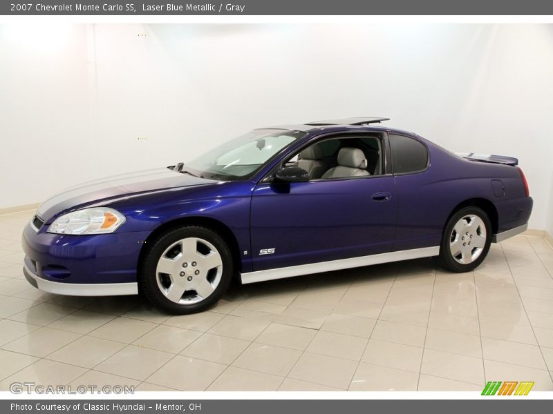 Laser Blue Metallic / Gray 2007 Chevrolet Monte Carlo SS