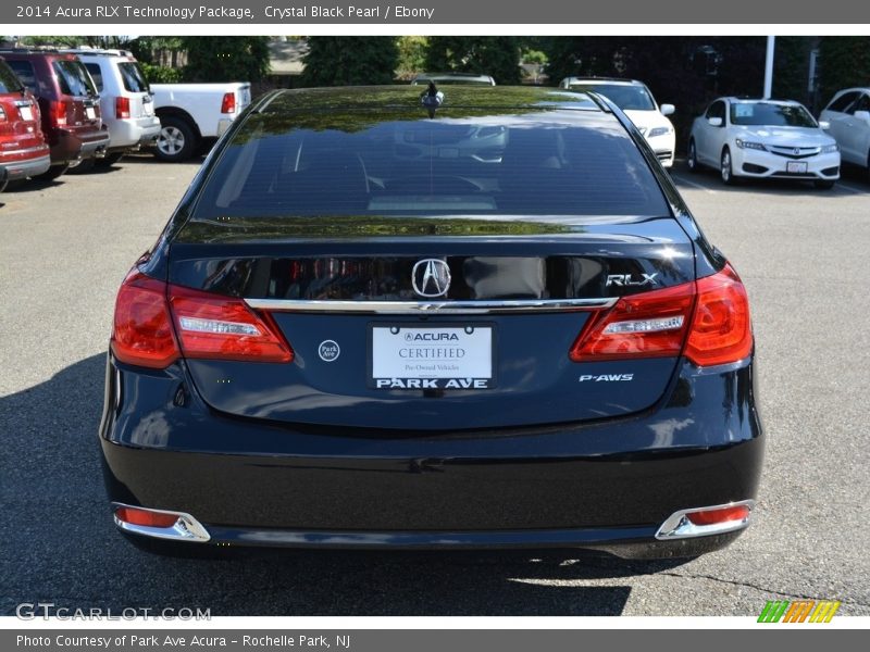 Crystal Black Pearl / Ebony 2014 Acura RLX Technology Package