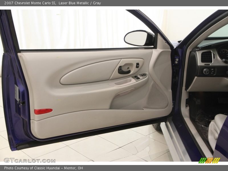 Laser Blue Metallic / Gray 2007 Chevrolet Monte Carlo SS