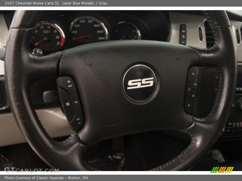 Laser Blue Metallic / Gray 2007 Chevrolet Monte Carlo SS