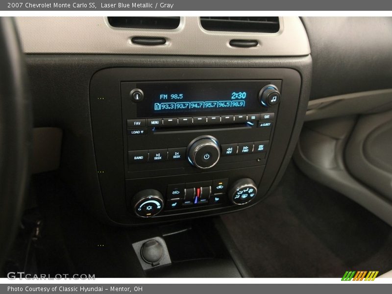Laser Blue Metallic / Gray 2007 Chevrolet Monte Carlo SS