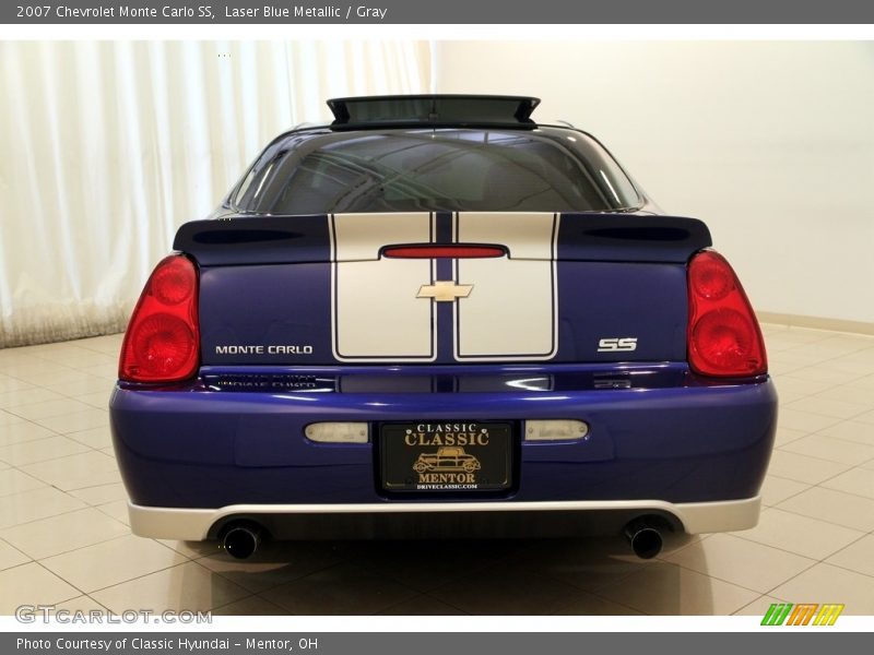 Laser Blue Metallic / Gray 2007 Chevrolet Monte Carlo SS