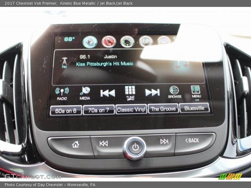 Kinetic Blue Metallic / Jet Black/Jet Black 2017 Chevrolet Volt Premier