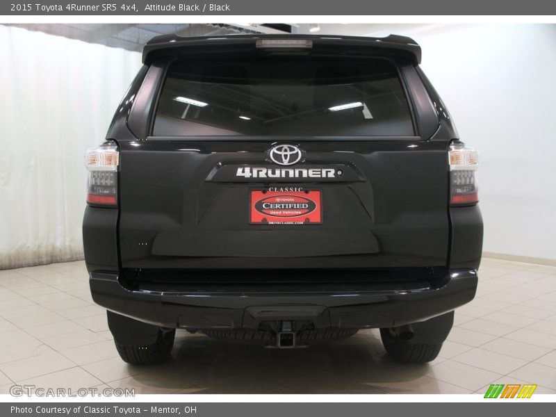 Attitude Black / Black 2015 Toyota 4Runner SR5 4x4