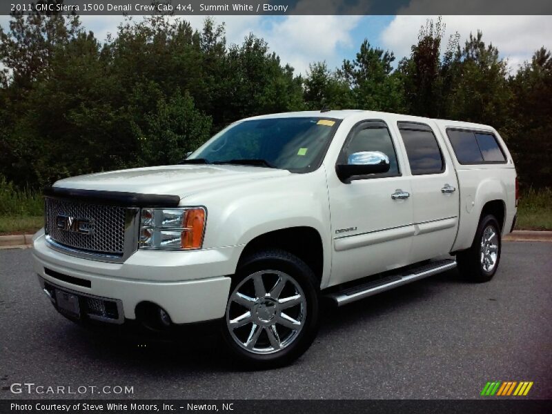 Summit White / Ebony 2011 GMC Sierra 1500 Denali Crew Cab 4x4