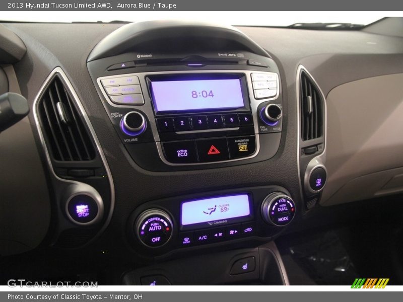 Aurora Blue / Taupe 2013 Hyundai Tucson Limited AWD