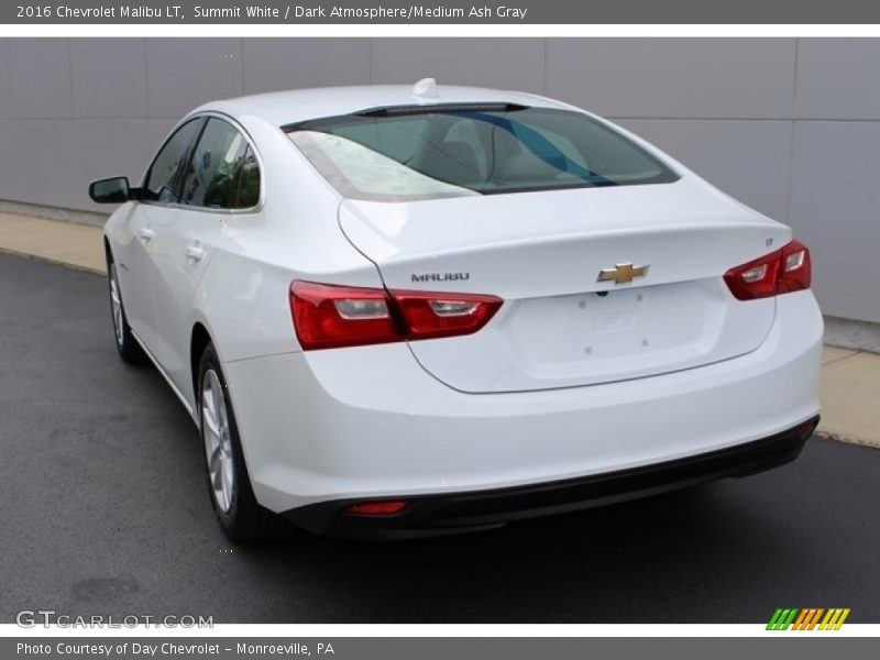 Summit White / Dark Atmosphere/Medium Ash Gray 2016 Chevrolet Malibu LT