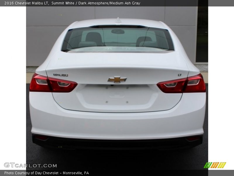 Summit White / Dark Atmosphere/Medium Ash Gray 2016 Chevrolet Malibu LT