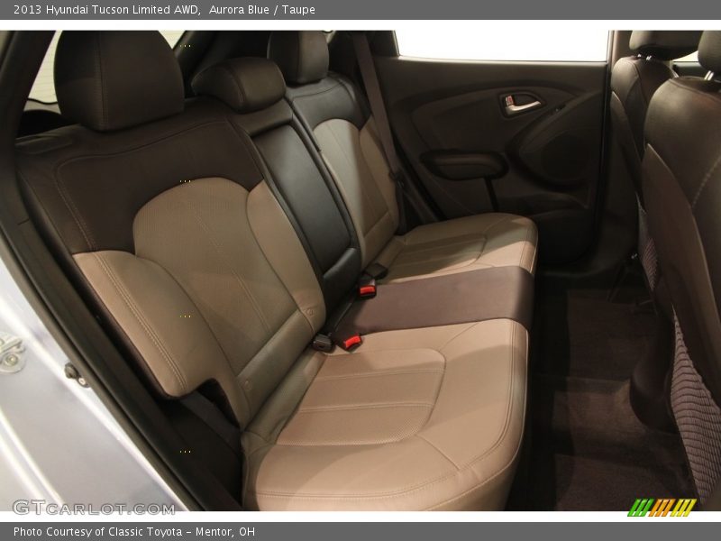 Aurora Blue / Taupe 2013 Hyundai Tucson Limited AWD