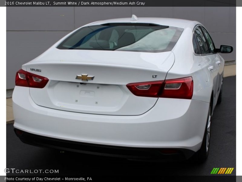 Summit White / Dark Atmosphere/Medium Ash Gray 2016 Chevrolet Malibu LT