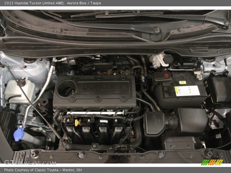 Aurora Blue / Taupe 2013 Hyundai Tucson Limited AWD