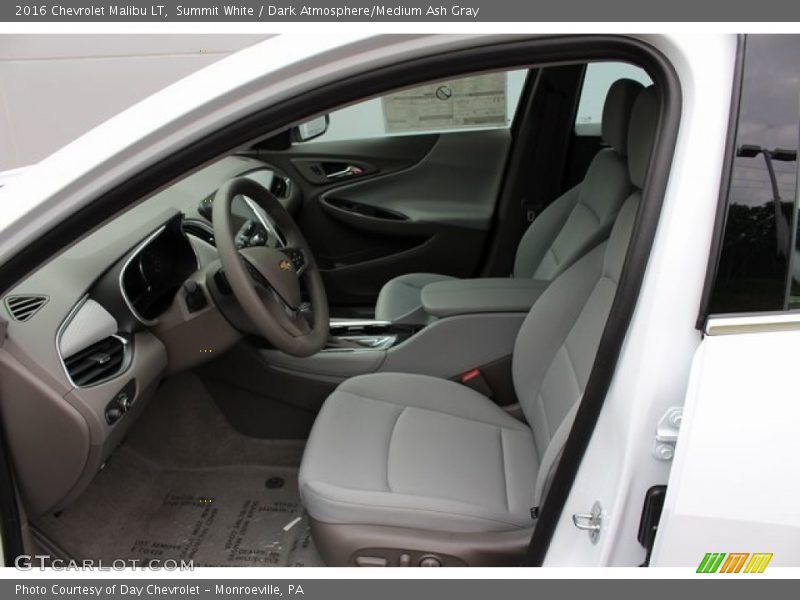 Summit White / Dark Atmosphere/Medium Ash Gray 2016 Chevrolet Malibu LT