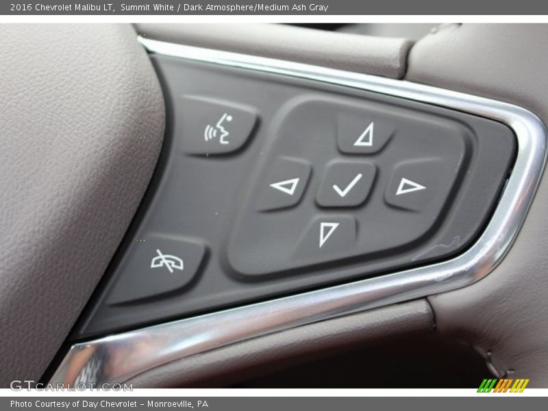 Summit White / Dark Atmosphere/Medium Ash Gray 2016 Chevrolet Malibu LT