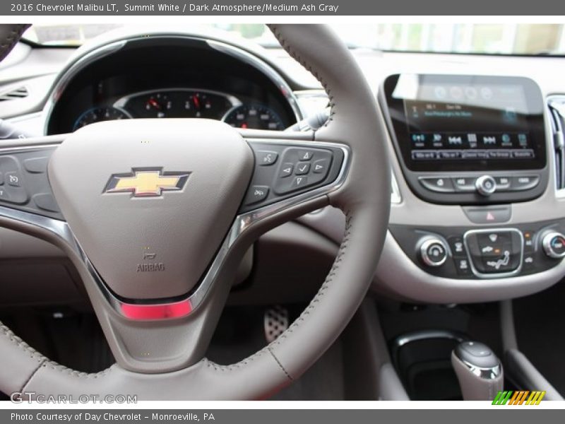 Summit White / Dark Atmosphere/Medium Ash Gray 2016 Chevrolet Malibu LT